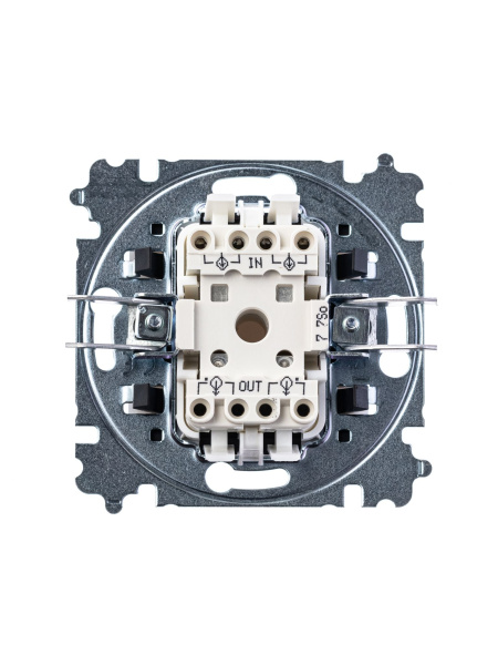 Купить ABB EPJ Levit белый / ледяной Переключатель перекрёстный 1-клавишный 2CHH590745A6001
