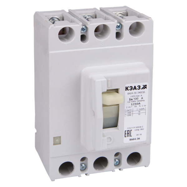 КЭАЗ Выключатель автоматический ВА04-36-340016-320А-3200-690AC-УХЛ3
