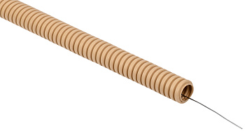 IEK ELASTA Труба гофр. ПВХ d=20мм с зондом сосна (25м)