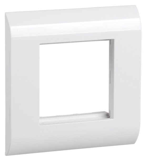 IEK ITK Лицевая рамка для мод. Mosaic 80х80мм пл. суппорт бел. CS5-12M-P