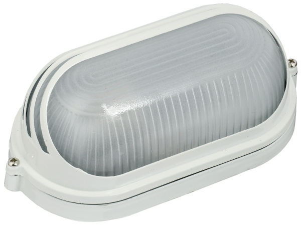 IEK Светильник НПП1407 белый/овал ресничка 60Вт IP54