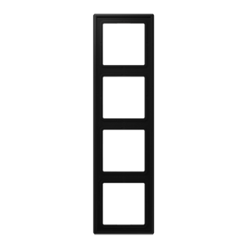 JUNG LS 990 Черный матовый Рамка 4-ая LS984SWM