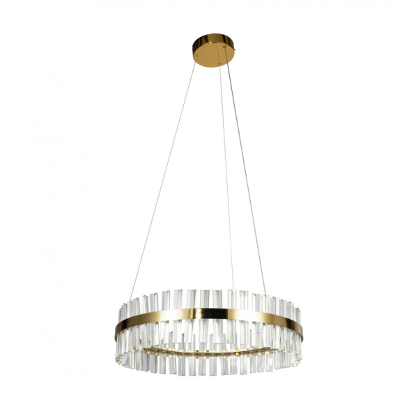 Kink Light 07660A,36 Подвес Лира латунь d60 h150 Led 52W (3000K)