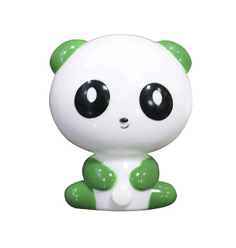 Kink Light 074108,07 Светильник-ночник ПАНДА зеленый w10,5*9 Led 0,6W 4000К