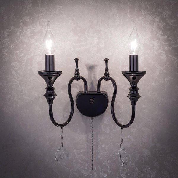 Купить Citilux CL437324 Рига Черн.Хром Светильник Бра