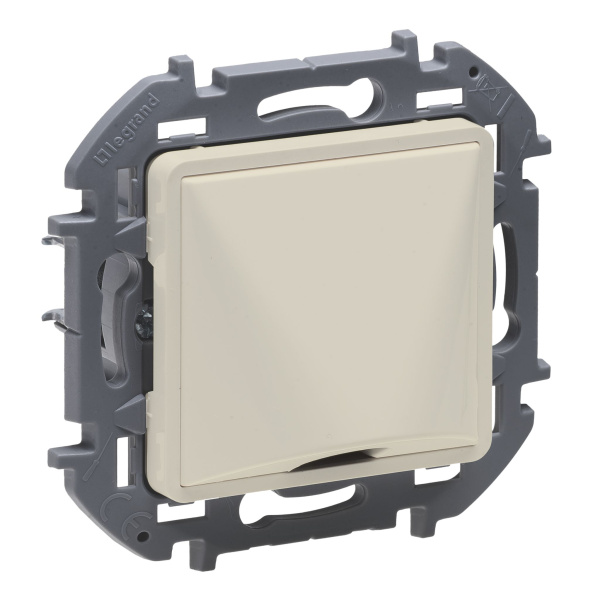 Купить Legrand INSPIRIA Слоновая кость Вывод кабеля с зажимом для крепления 673891