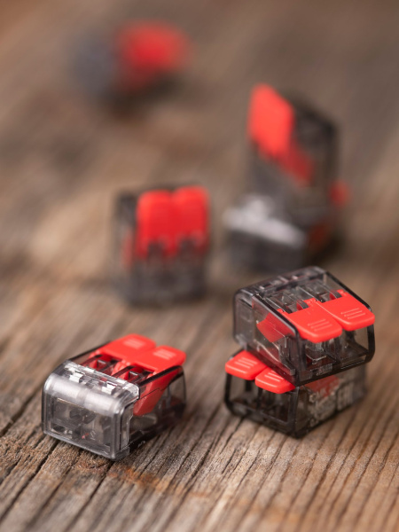 Купить EKF PROxima Клемма СМК 221-412 2 отверстия 0.2-4.0 мм2 (100шт.)