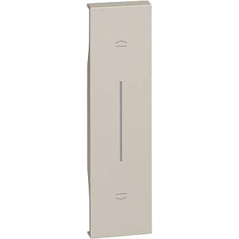 BT Living now Песочный Лицевая панель для выключ рольставень (горизонтальн) 1 мод KM05