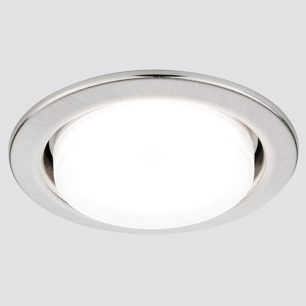 Купить Ambrella Встраиваемый точечный светильник G101 SS сатин серебро GX53