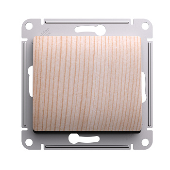 Systeme Electric Glossa Сосна Выключатель 1-клавишный, сх.1, 10АХ, механизм