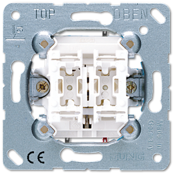JUNG Мех Выключатель жалюзийный кнопочный с блокировкой 539VU