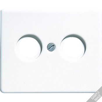 JUNG SL 500 Черная Накладка TV-FM розетки SL561TVSW