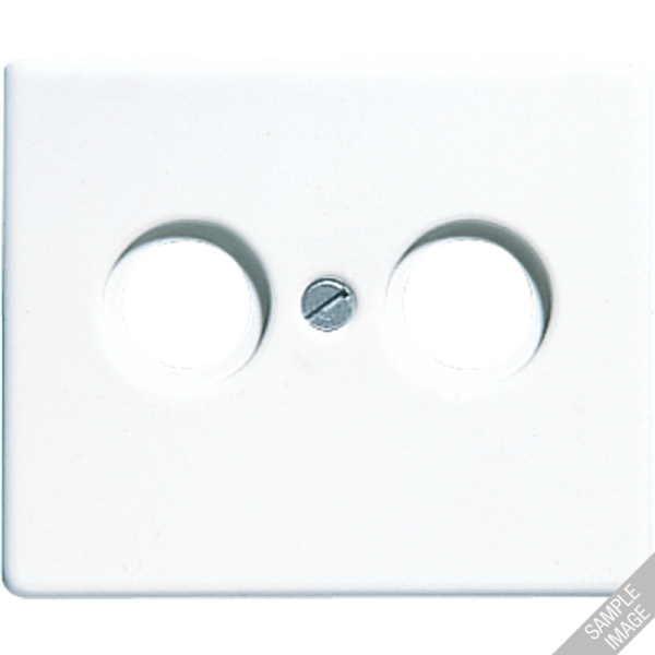 JUNG SL 500 Черная Накладка TV-FM розетки SL561TVSW