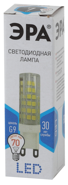 Купить ЭРА LED JCD-7W-CER-840-G9 (диод, капсула, 7Вт, нейтр, G9)