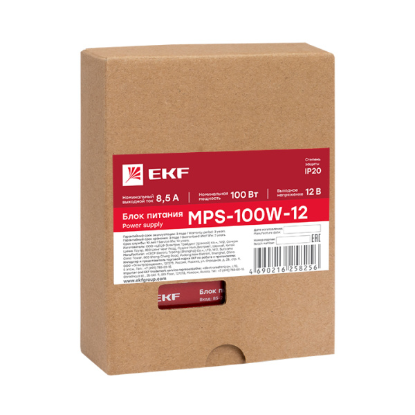 Купить EKF PROxima Блок питания 12В MPS-100W-12