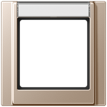JUNG Рамка 1-кратная с полем для надписи шампань A581NACH