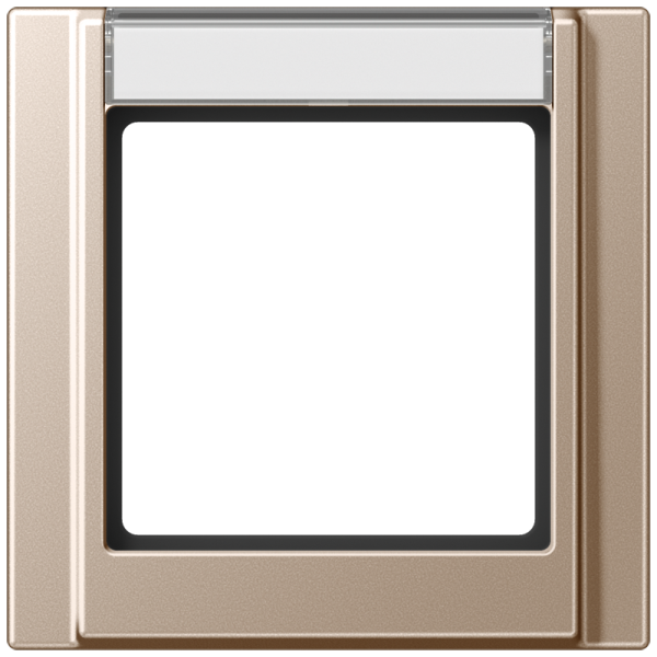 JUNG Рамка 1-кратная с полем для надписи шампань A581NACH