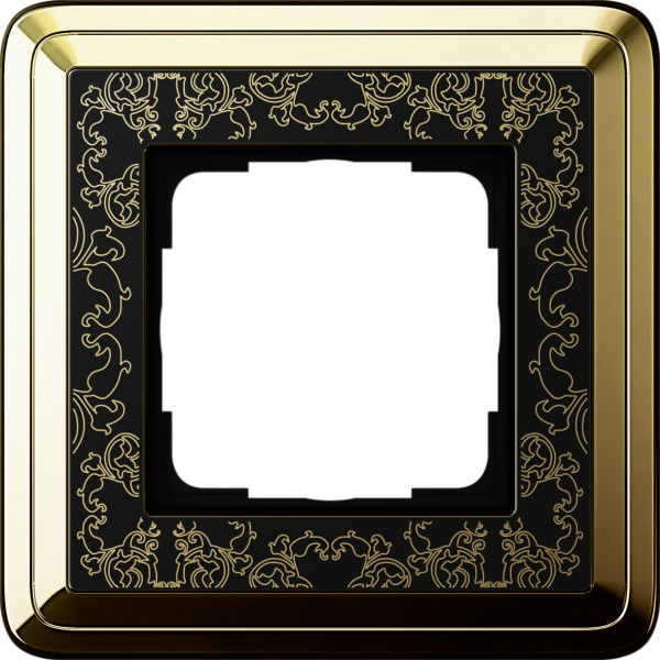Gira ClassiX Art Латунь/Черный Рамка 1-ая 0211672