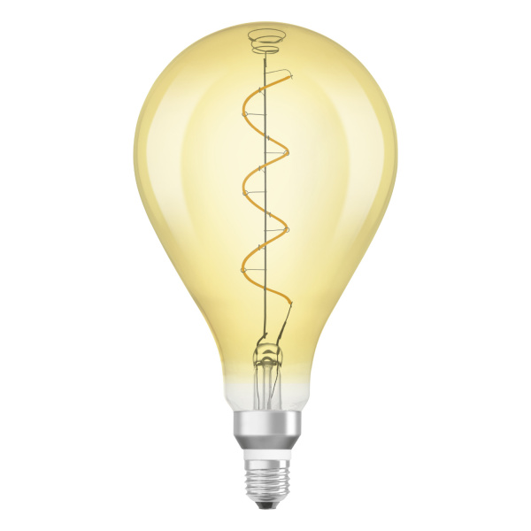 Osram Светодиодная лампа Vintage 1906 LED CL A160,филаментная, GOLD 5W,золотистая, теплый белый свет (820), цоколь E27 4058075091993