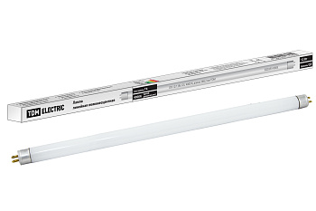 TDM Лампа люминесцентная линейная двухцокольная ЛЛ-12/12Вт, T4/G5, 4000 К, длина 368,2мм SQ0355-0005