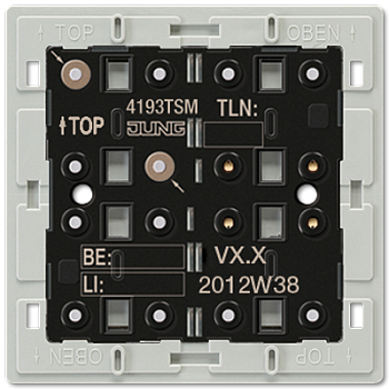 JUNG KNX кнопочный модуль универсальный, 3 группы 4193TSM