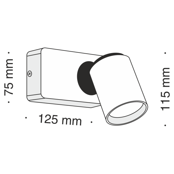 Купить Maytoni Spot Alliot Белый Спот 1xGU10 35W SP317-CW-01-W