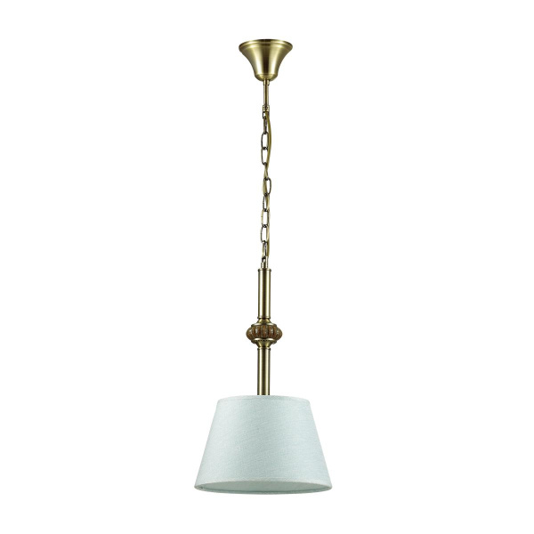 Lumion 4430/1 LN20 222 античная бронза, голубой, керамический декор Подвес E14 1*40W 220V MATILDA