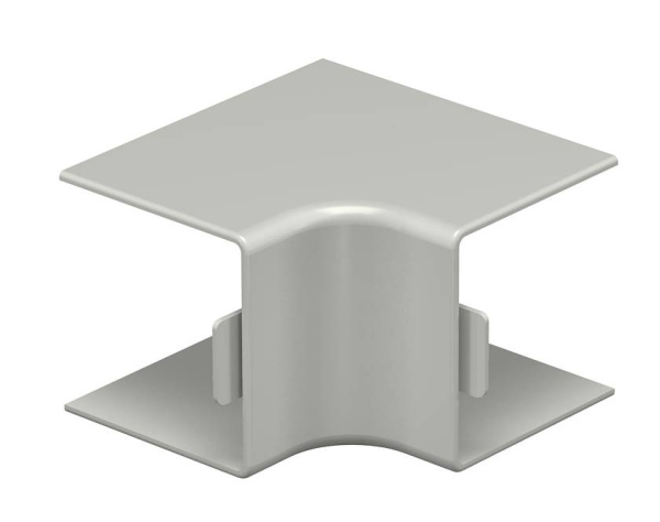 OBO Bettermann Угол внутренний кабель-канала WDK 40x40 мм ПВХ серый RAL7030 6158293