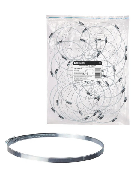 TDM Хомут червячный, d 150-170 мм, оцинк  (упак. 100 шт) SQ1807-0361