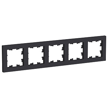 Systeme Electric AtlasDesign Карбон Рамка 5-ая, универсальная