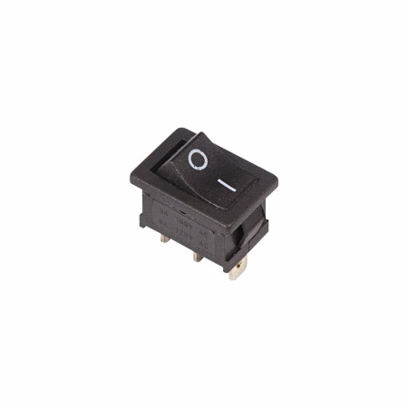 Выключатель клавишный 250V 6А (3с) (ON)-ON черный Б/Фикс Mini Rexant 36-2140