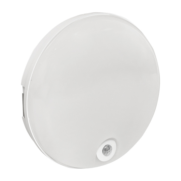 EKF PROxima Светильник светодиодный ЖКХ круг ДПО-2100 с инфракрасным датчиком движения 12Вт 4000K IP65