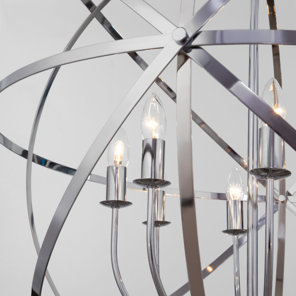 Купить Eurosvet Подвесная люстра 60139/8 хром a058347