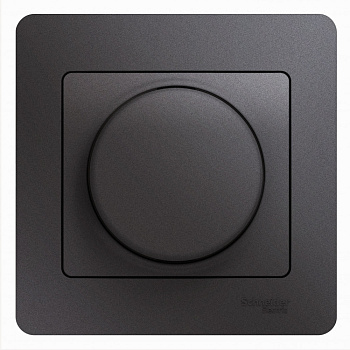 SE Glossa Графит Светорегулятор (диммер) LED, RC, 630Вт/ВА, в сборе GSL001337