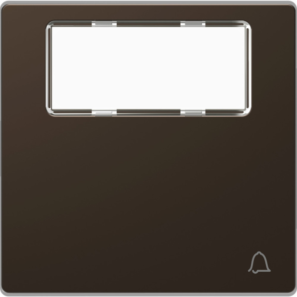 SE Merten D-Life Мокко Клавиша 1-ая, с полем для надписи, «звонок» MTN3365-6052