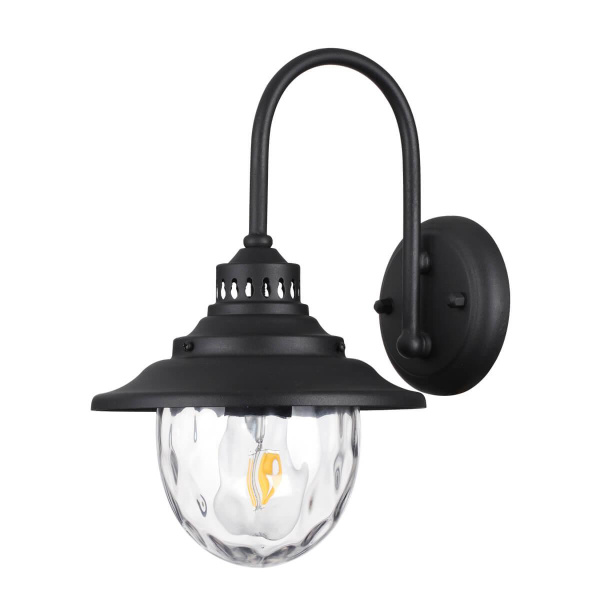Купить Odeon Light 4836/1W NATURE ODL21 569 черный/стекло Ландшафтный настенный светильник E27 1*60W IP44 KALPI
