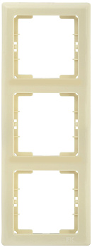 IEK РB-3-БК Рамка 3 мест. верт. BOLERO кремовый EMB31-K33