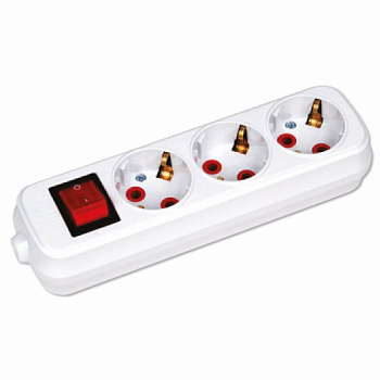 Horoz Electric 200-300-302 Колодка 3 гн с/з с выкл. 36шт HRZ00001490