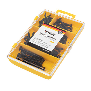 Kranz Набор саморезов по дереву 60 шт. KR-01-3101-10