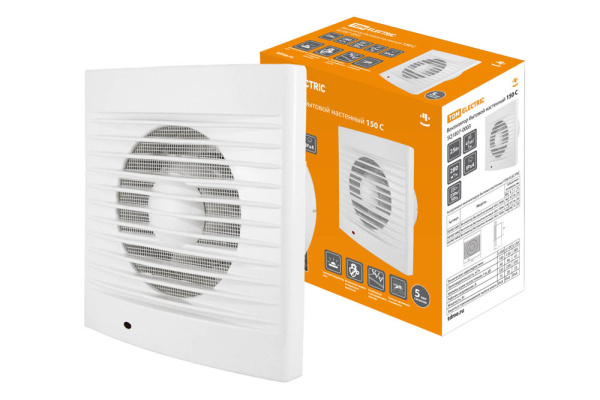 Купить TDM Вентилятор бытовой настенный 150 С SQ1807-0003