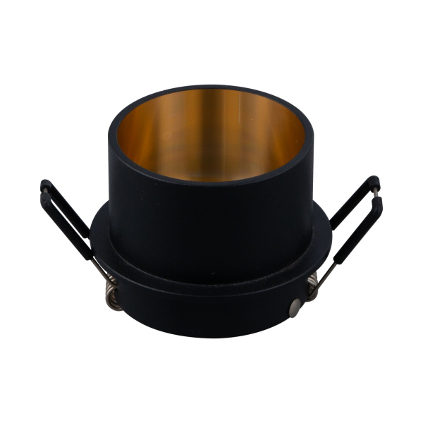 Купить Maytoni Downlight Reif Черный с Золотом Встраиваемый светильник DL050-01GB