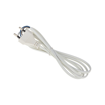 Шнур сетевой 1.5М без розетки белый Rexant 06-3250