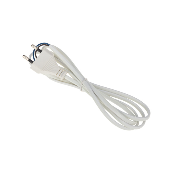 Шнур сетевой 1.5М без розетки белый Rexant 06-3250