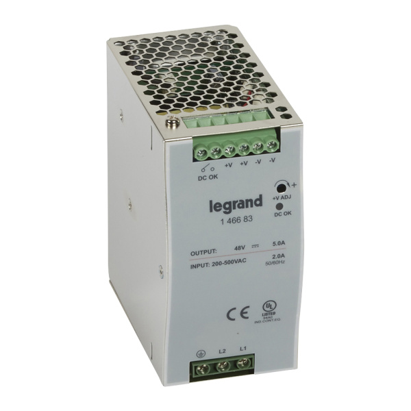 Legrand 1/2-фазный Импульсный источник питания 48В 240Вт5A 146683