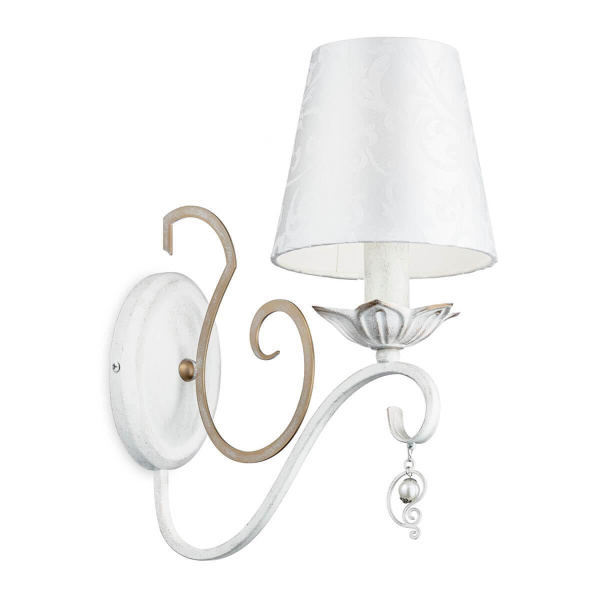 Maytoni Elegant Monile Белый с Золотом Бра 1xE14 40W ARM004-01-W