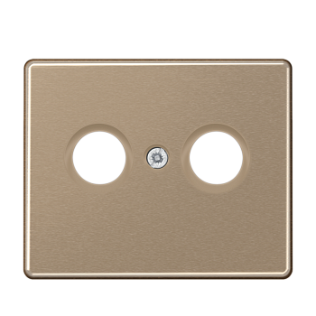 JUNG SL 500 Бронза Накладка TV-FM розетки SL561TVGB