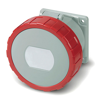 DKC Розетка панельная IP67 32A 3P+E 400В