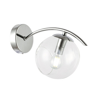 Evoluce SLE102601-01 Светильник настенный Хром/Прозрачный E14 1*40W