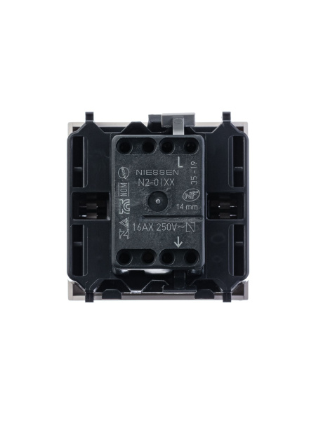 Купить ABB NIE Zenit Бел Выключатель 1-клавишный 2 мод 2CLA220100N1101