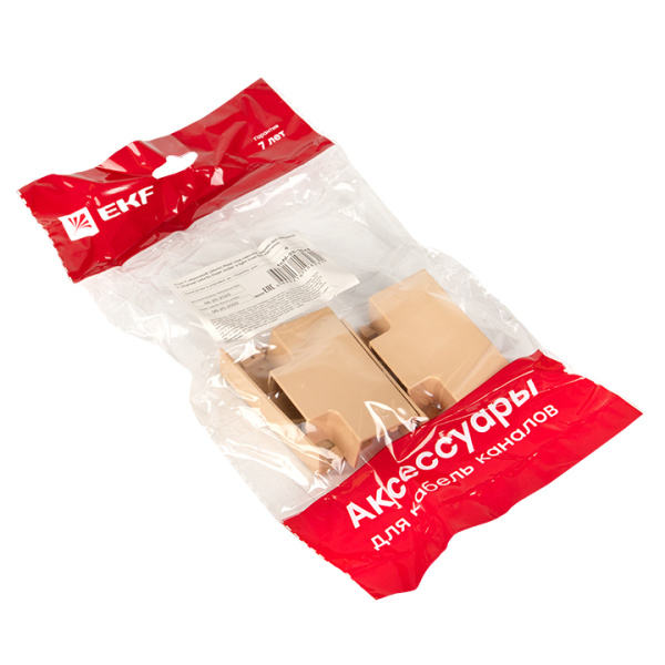 Купить EKF PROxima Угол T-образный (25х16) (4 шт) Plast под светлое дерево